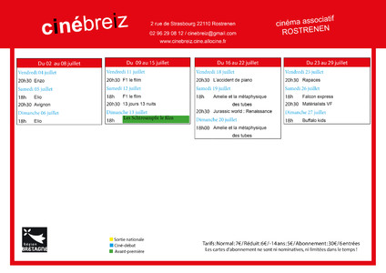 Cinébreiz | Programme de Juillet
