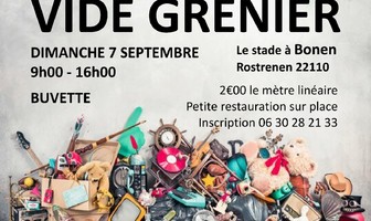 Vide grenier à Bonen