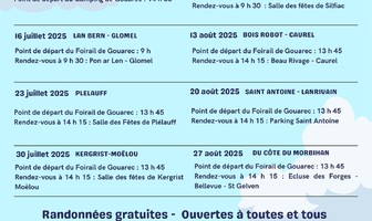 Les Randos d&#039;Été avec Gouarec Culture Loisirs